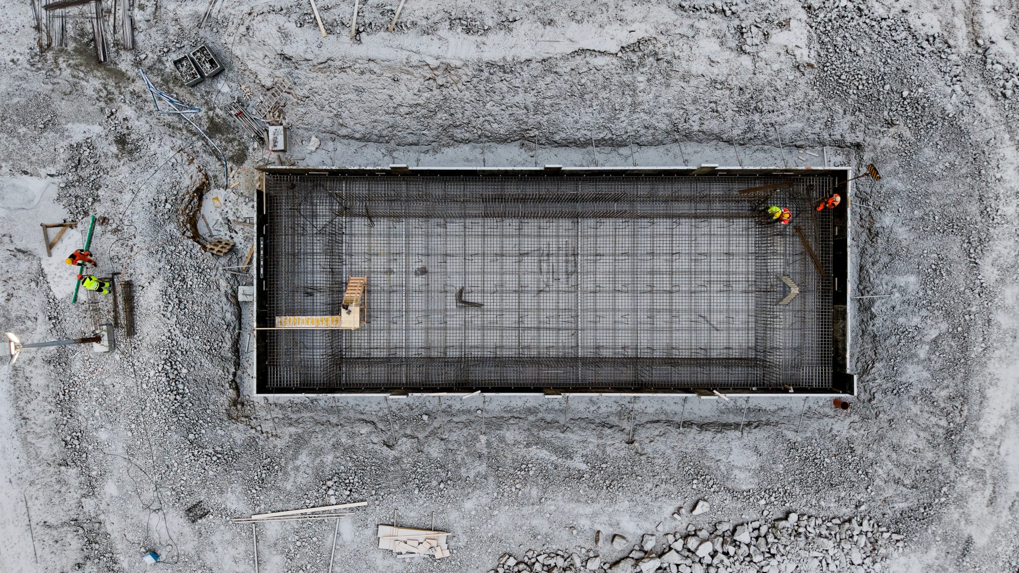 Hringvegur (1) um Ölfusá. Staða framkvæmda í lok nóvember 2025.