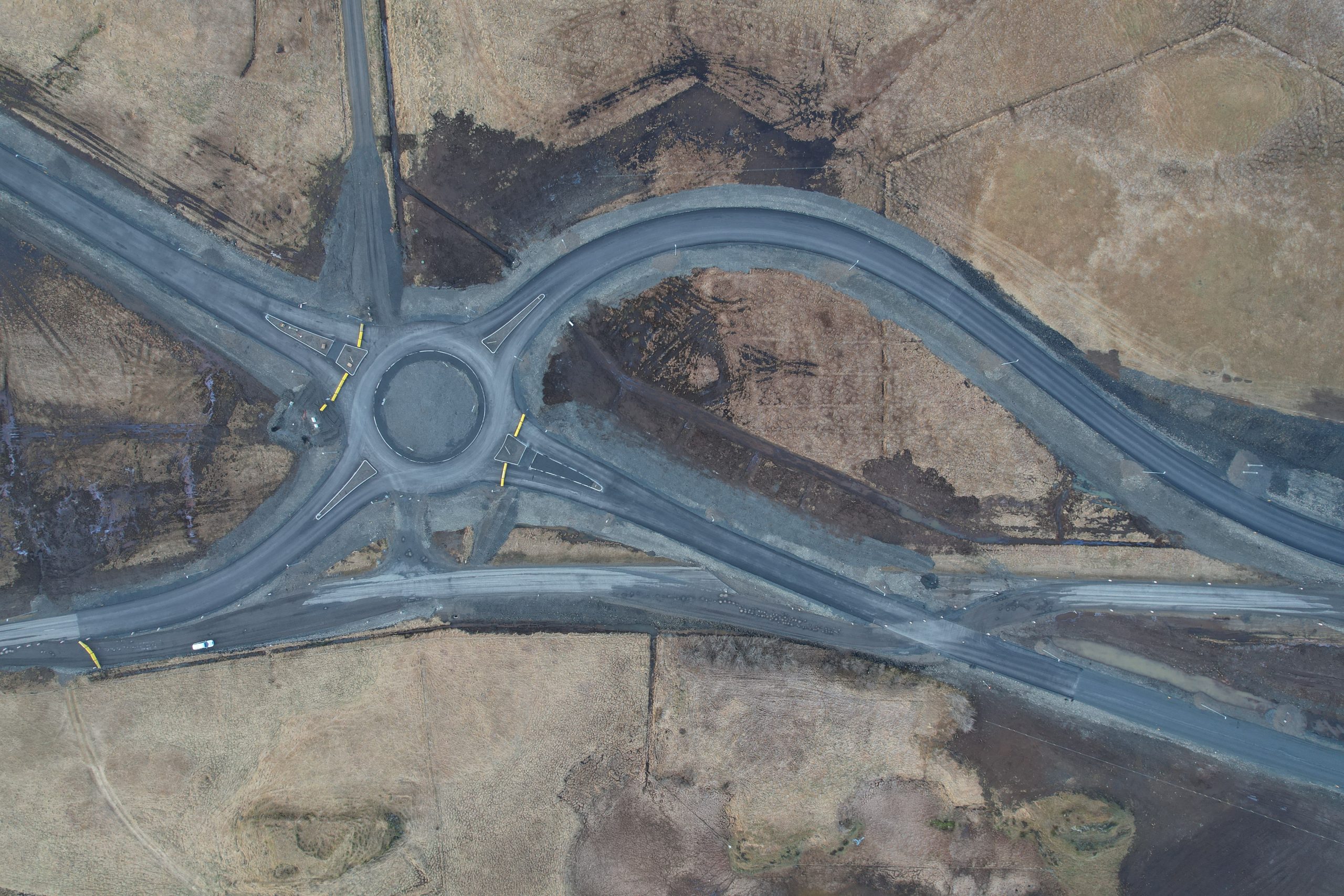 Frá framkvæmdum við Hornafjarðarfljót