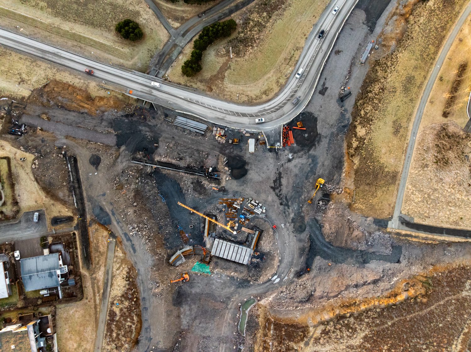 Undirgöng við Rjúpnaveg eru í smíðum.