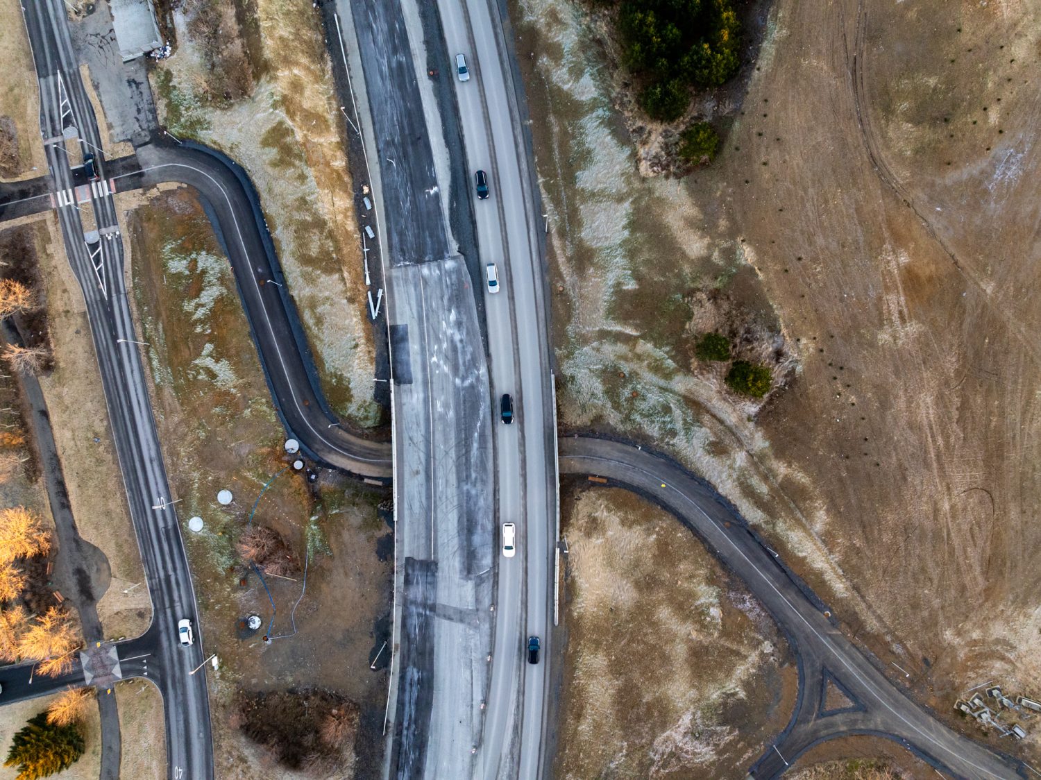 Nýir göngu- og hjólastígar eru lagðir samhliða framkvæmdum. 