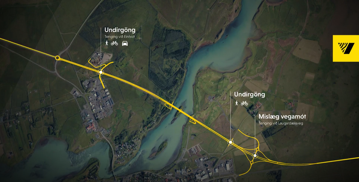 Hringvegur (1) um Ölfusá
