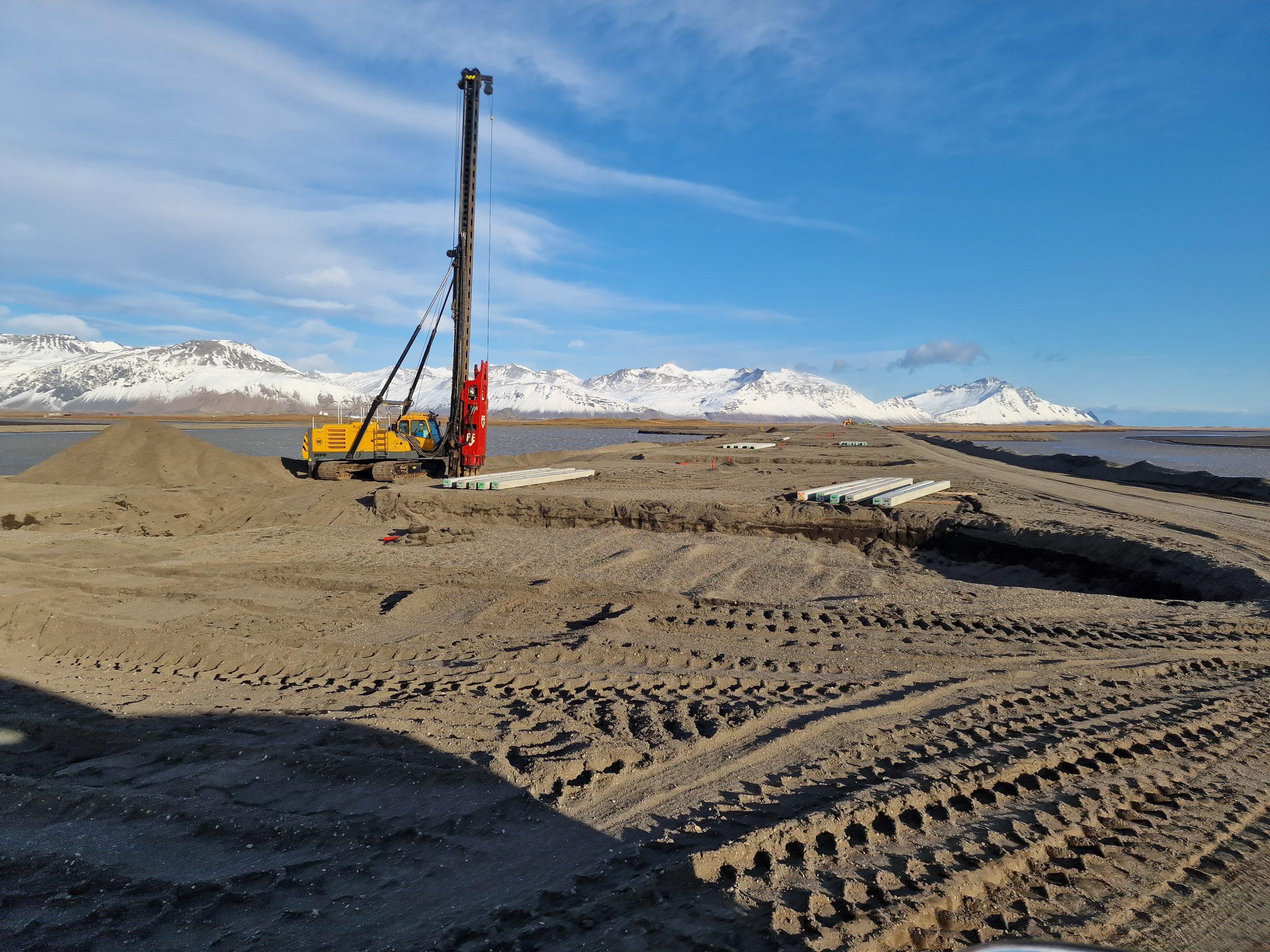 Fyllt út í Hornafjarðarfljót