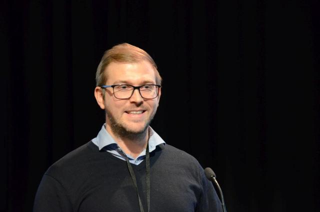 Daði Baldur Ottósson frá EFLU flutti erindið Samanburður á ferðatíma Strætó og einkabílsins innan höfuðborgarsvæðisins.
