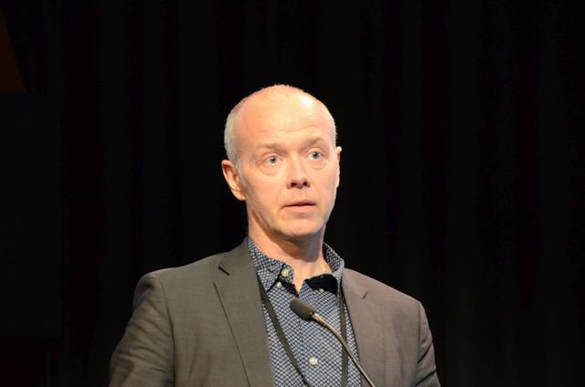 Magnús Arason frá EFLU flutti erindið Brýr í hringrásarhagkerfi.
