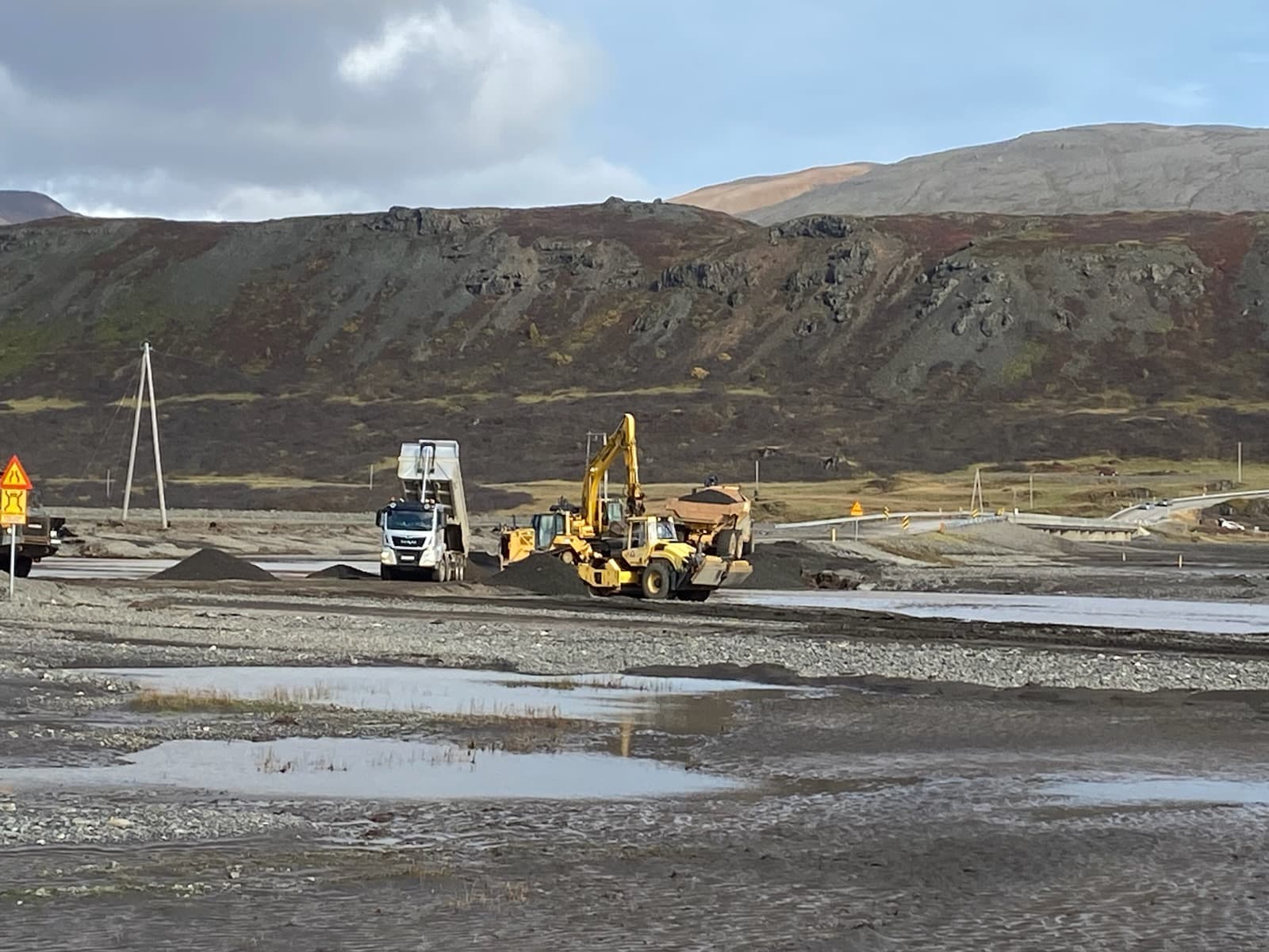 Við Jökulsá í Lóni á laugardagsmorgni 27.9.2025