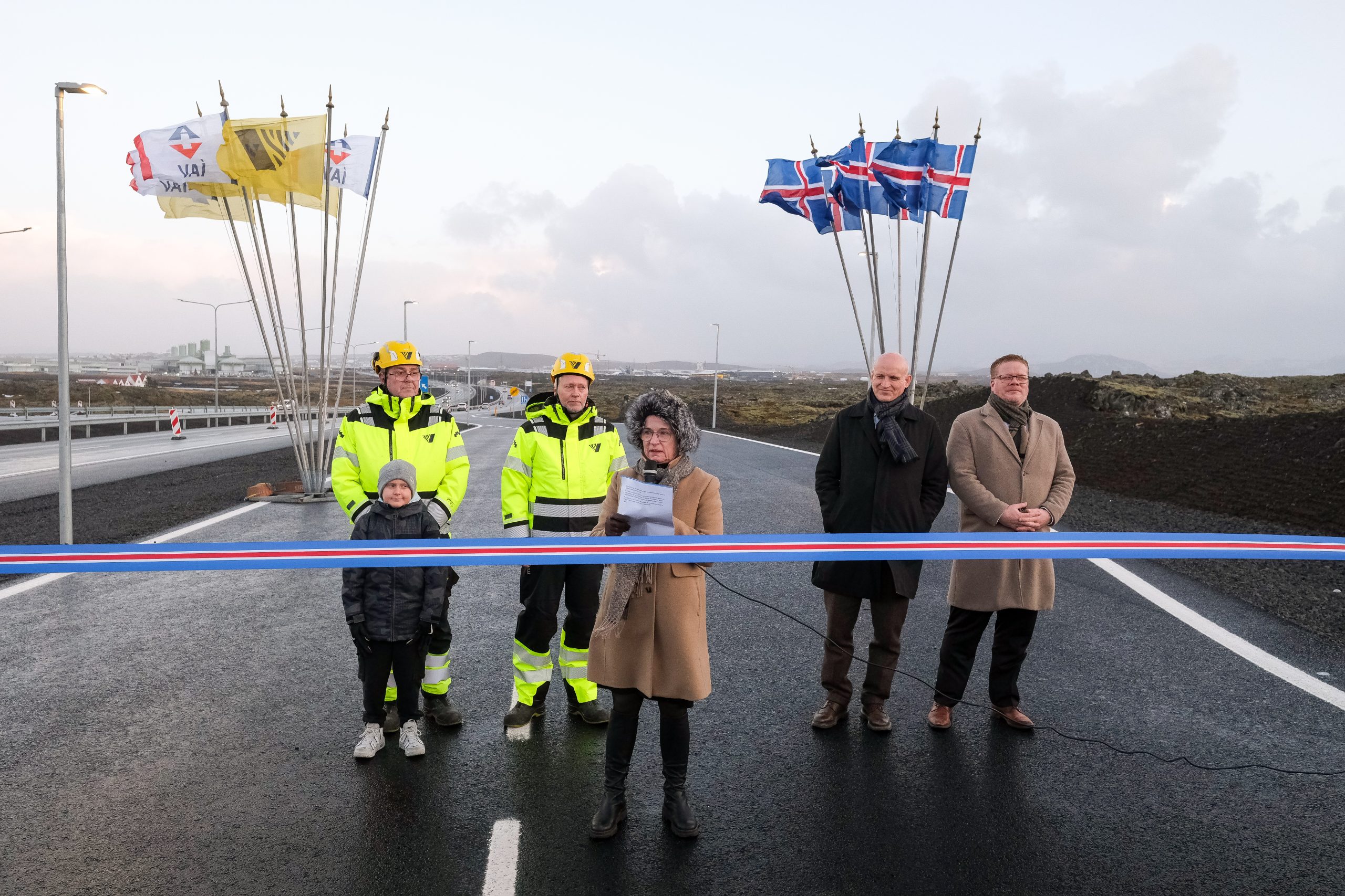 Bergþóra Þorkelsdóttir, forstjóri Vegagerðarinnar, sagði nokkur orð.