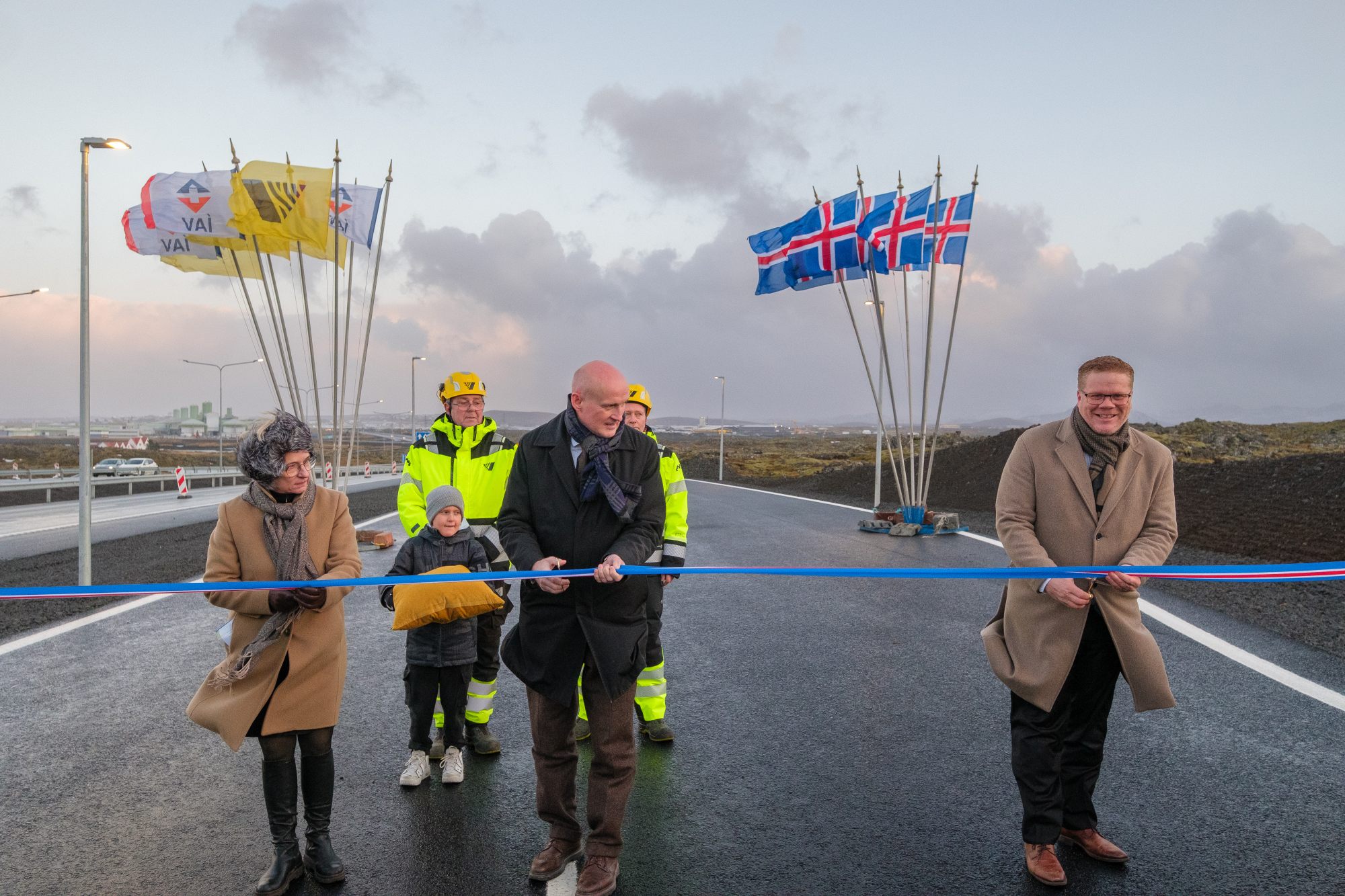 Reykjanesbraut. Formleg opnun 11. desember 2025. 