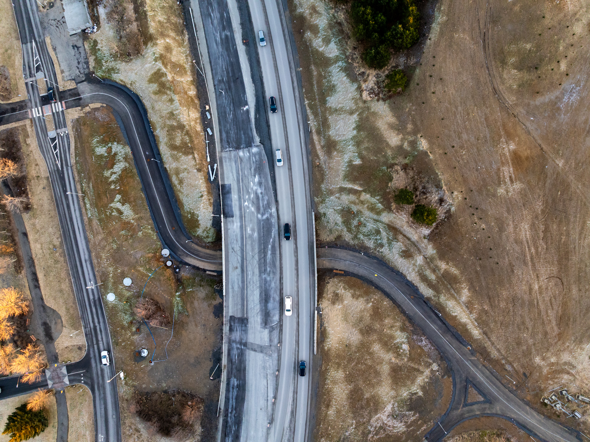 Nýir göngu- og hjólastígar eru lagðir samhliða framkvæmdum. 