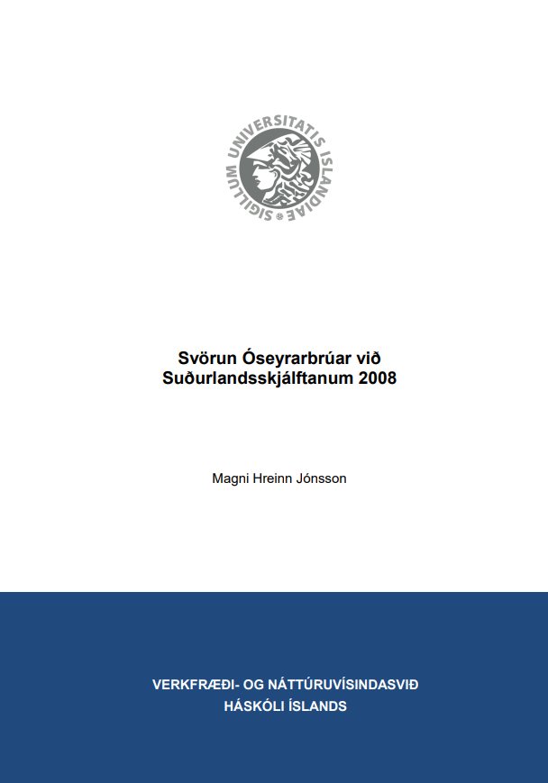 Svörun Óseyrarbrúar við Suðurlandsskjálftanum 2008