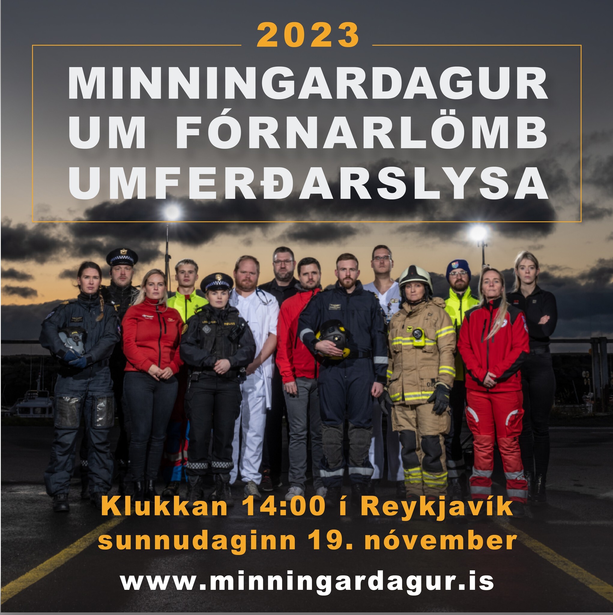 Minningardagur um fórnarlömb umferðarslysa verður haldinn sunnudaginn 19. nóvember.