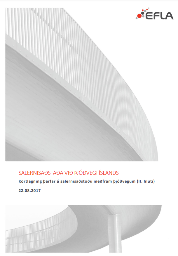 Salernisaðstaða við þjóðvegi Íslands. Kortlagning þarfar á salernisaðstöðu meðfram þjóðvegum (II. hluti)