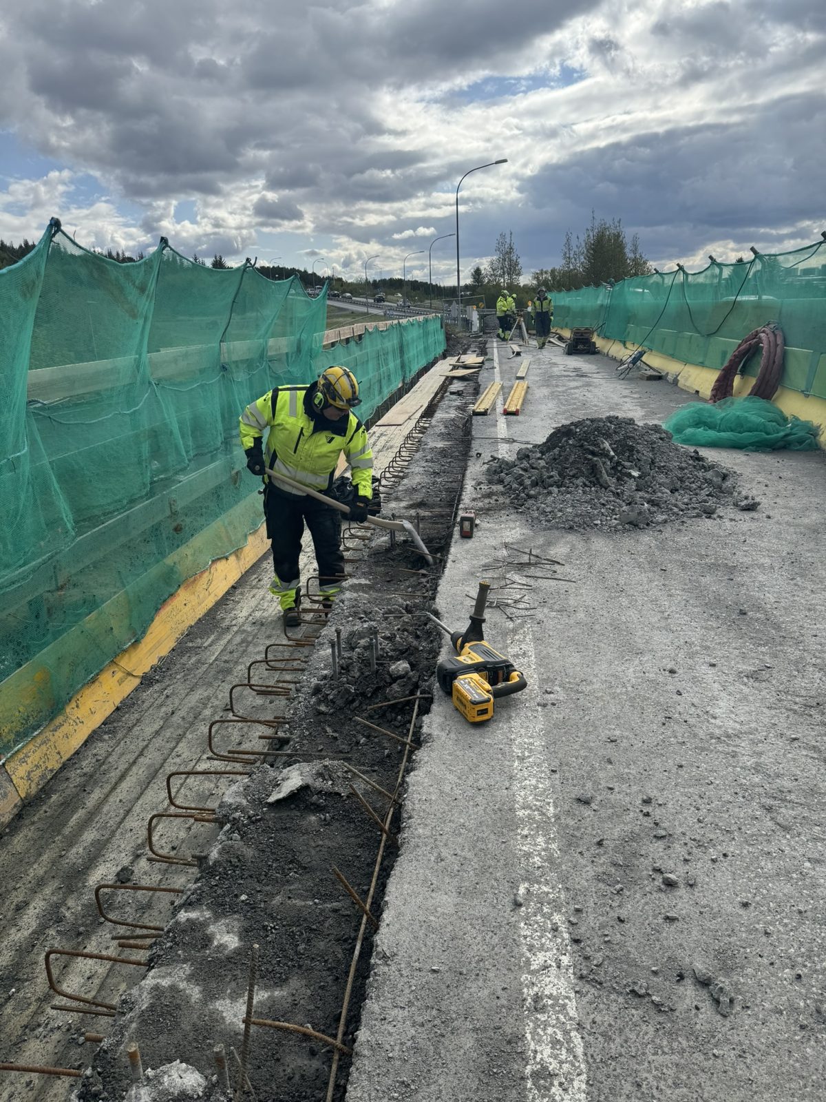 Viðgerðirnar eru viðamiklar.