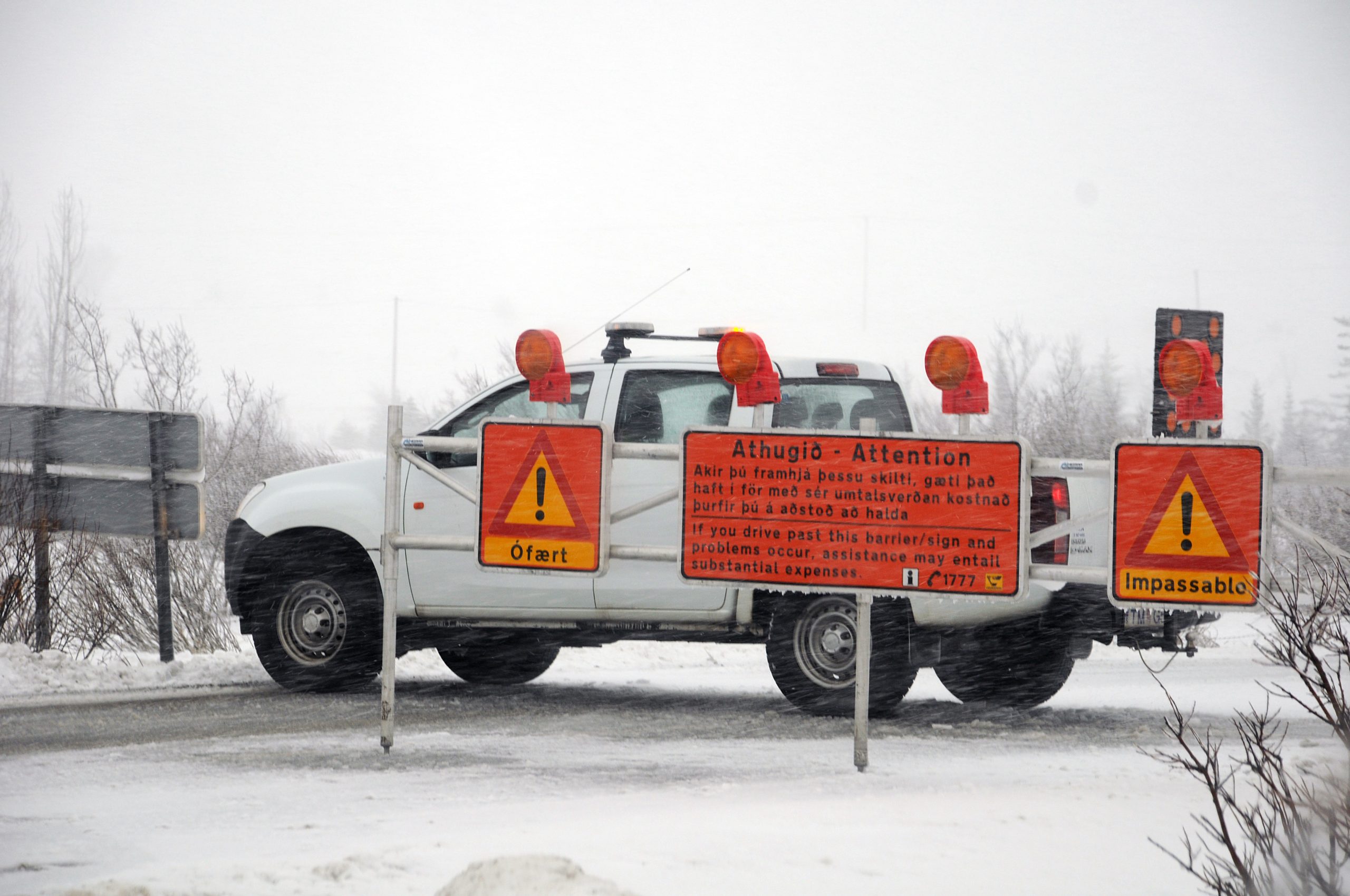 Búast má við ófærð um helgina.