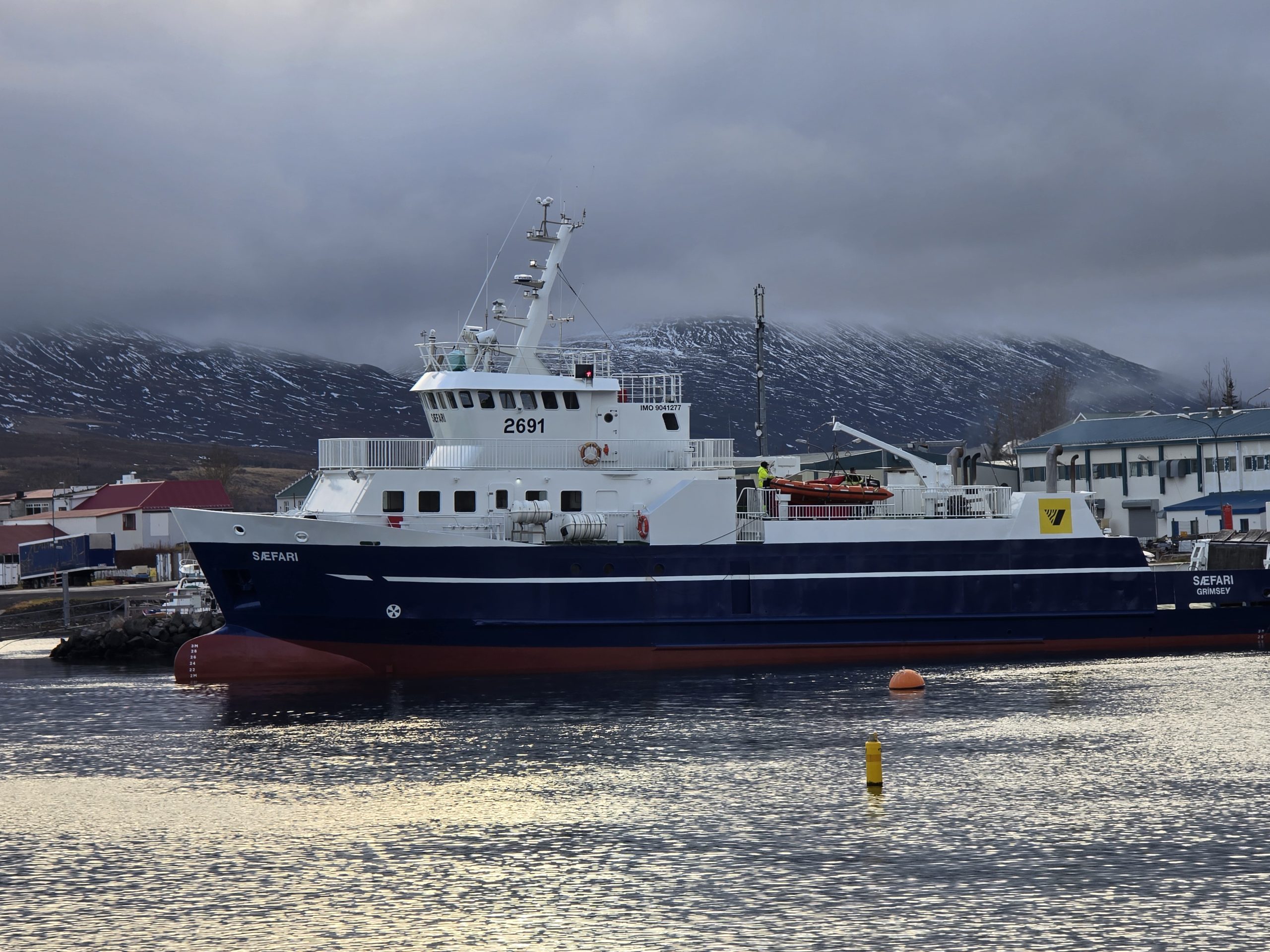 Grímseyjarferjan Sæfari.