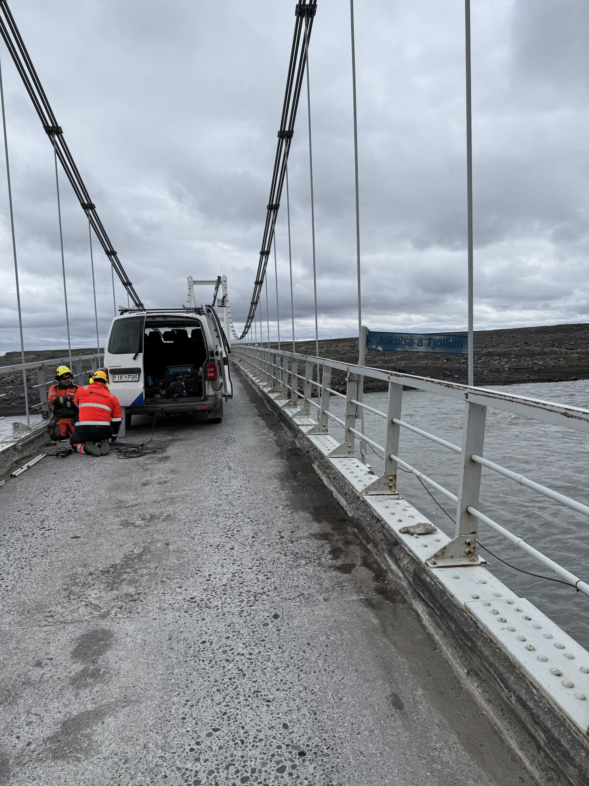 The bridge during hours of operation.