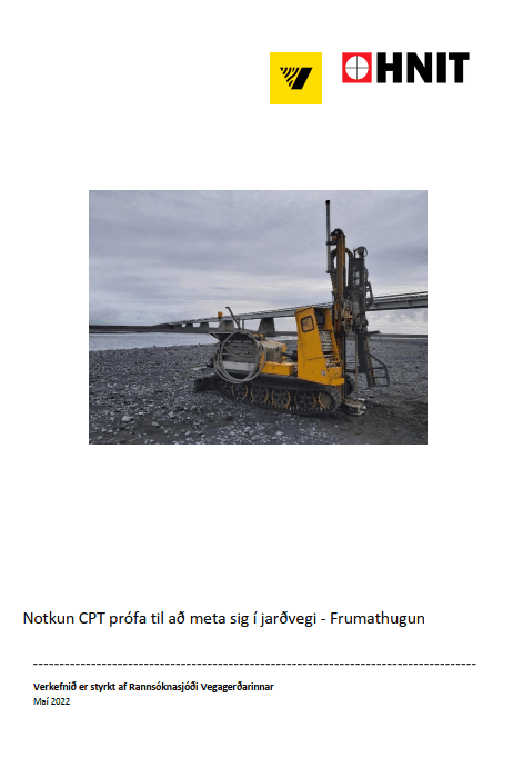 notkun cpt prófa til að meta sig í jarðvegi