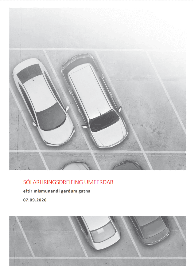 Sólarhringsdreifin umferðar og hávaðavísar