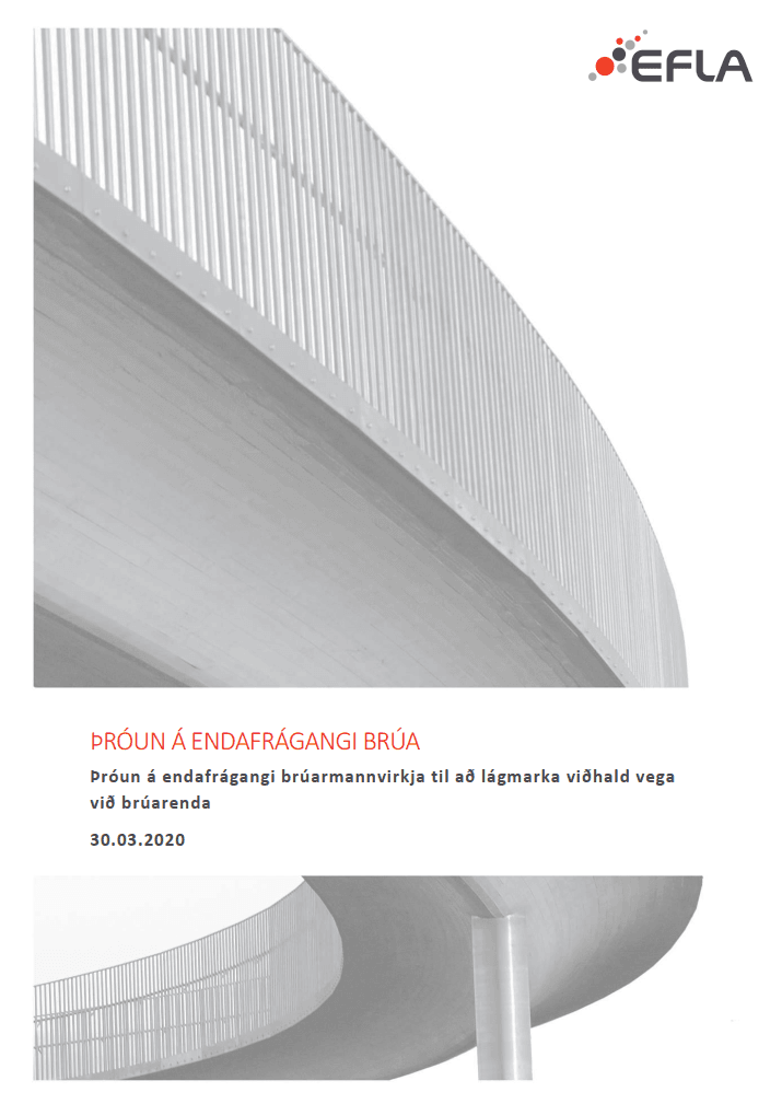 þróun á endafrágangi brúarmannvirkja.- 2020png