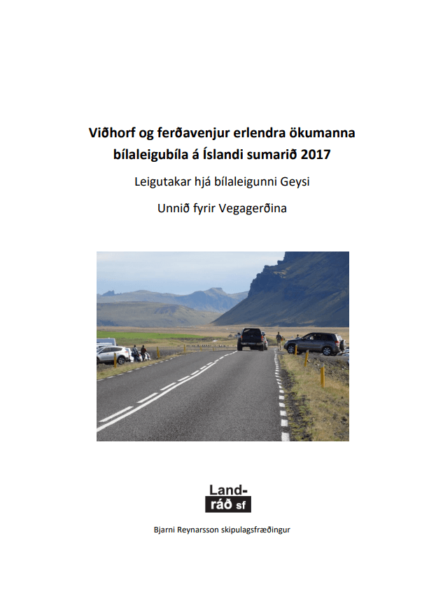 Viðhorf og ferðavenjur erlendra ökumanna