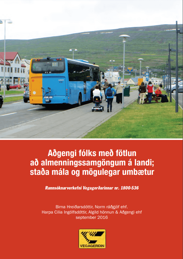 Aðgengi fólks með fötlun að almenningssamgöngum á landi - staða mála og mögulegar úrbætur