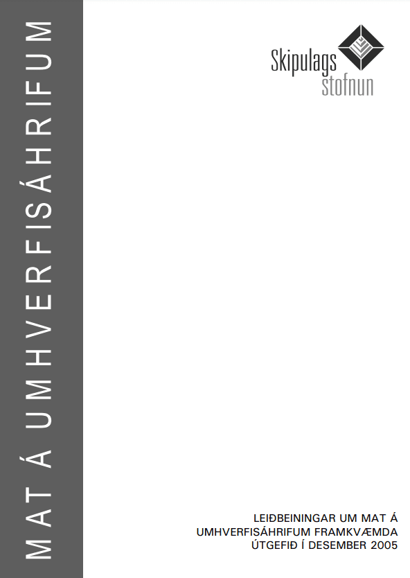 forsíða - Mat á umhverfisáhrifum framkvæmda