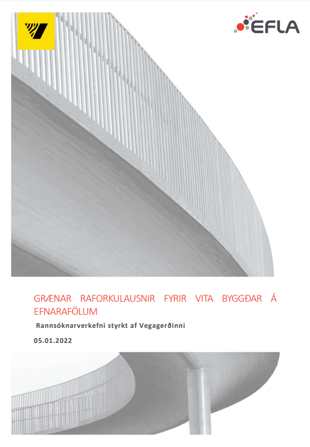 Grænar raforkulausnir fyrir vita byggðar á efnarafölum