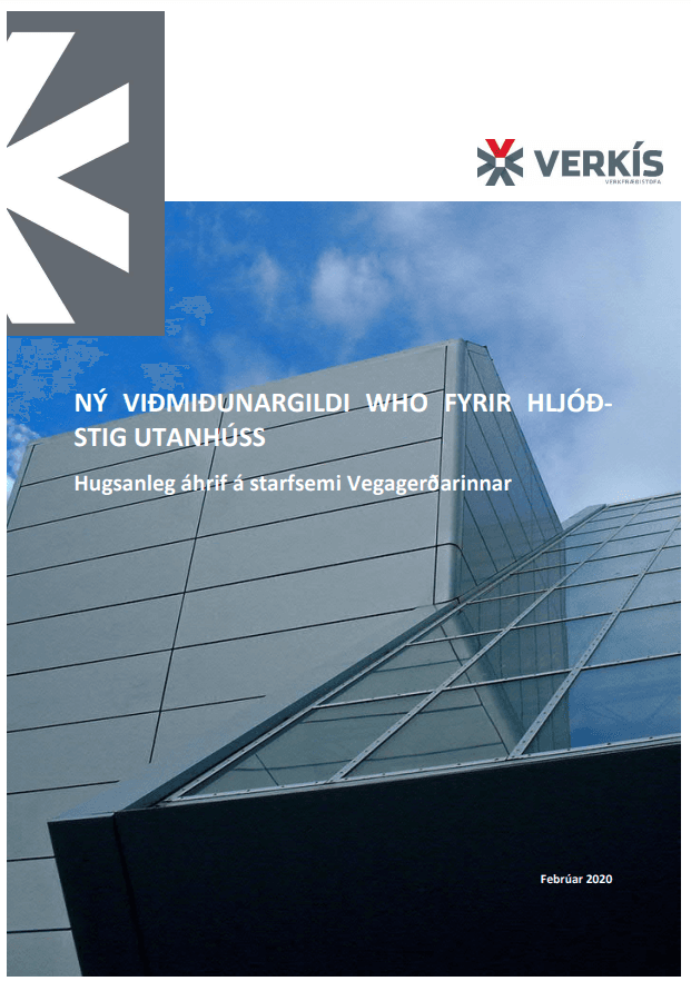 Ný viðmiðunargildi WHO fyrir hljóðstig utanhúss