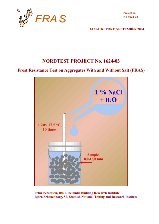 Evrópskar samanburðarrannsóknir á frostþoli, Nordtest