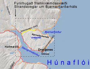 Strandavegur Bjarnafjarðarháls