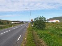 Hraðaskilti við Lauga í Reykjadal