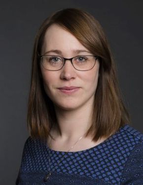 Katrín Halldórsdóttir verkfræðingur frá Vegagerðinni, fer fyrir hjólahópnum.