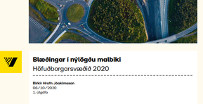 Skýrsla um malbik á höfuðborgarsvæðinu 2020
