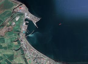 Loftmynd af Sauðárkróki. Mynd/Google Earth