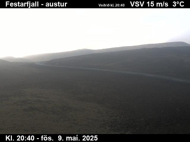 Webcam Festarfjall, Grindavíkurbær, Suðurnes, Island