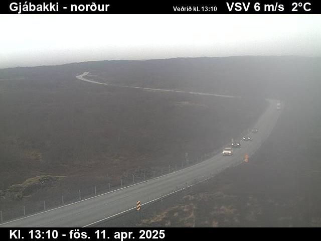 Webcam Gjábakki, Bláskógabyggð, Suðurland, Island
