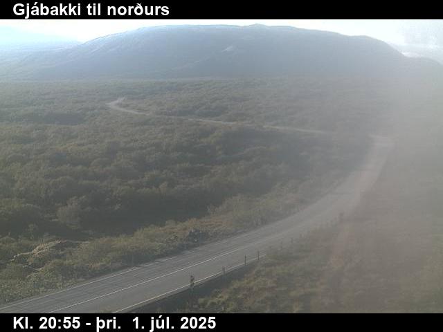 Webcam Gjábakki, Bláskógabyggð, Suðurland, Island