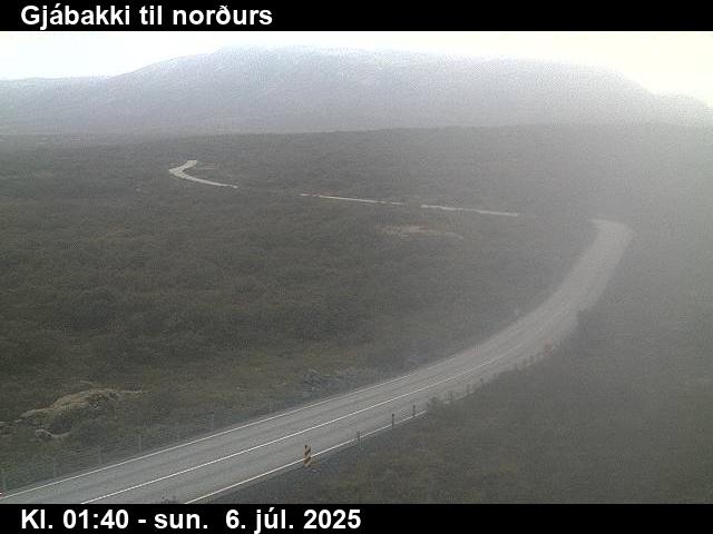 Webcam Gjábakki, Bláskógabyggð, Suðurland, Island