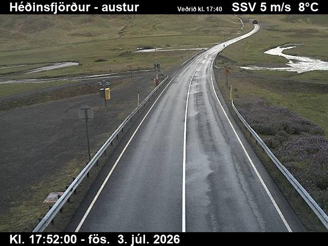 Héðinsfjarðargöng í Héðinsfirði Siglufjarðarmegin