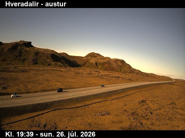 Webcam Hveradalir, Ölfus, Suðurland, Island