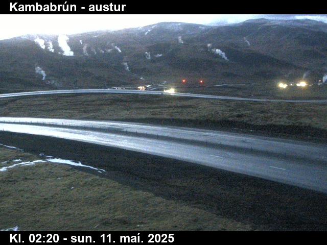 Webcam Kambabrún, Ölfus, Suðurland, Island