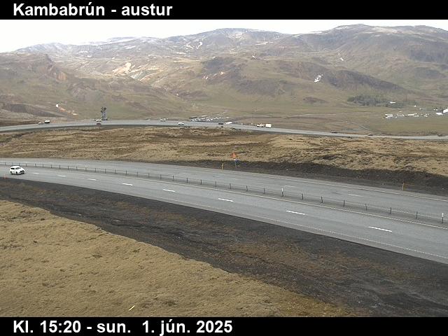 Webcam Kambabrún, Ölfus, Suðurland, Island
