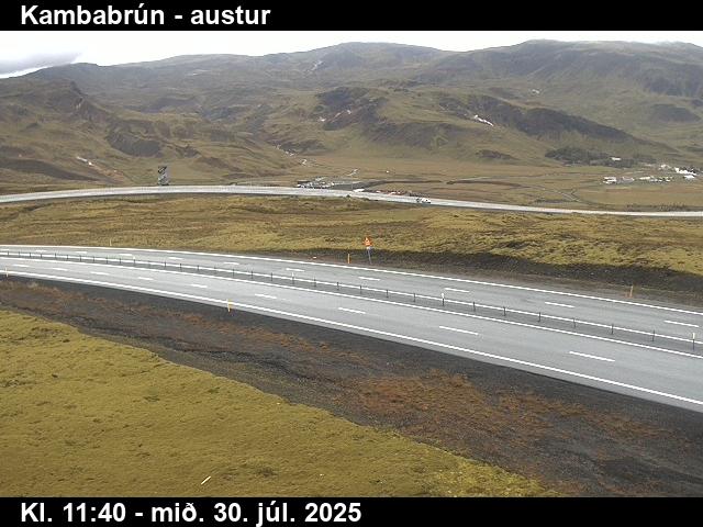 Webcam Kambabrún, Ölfus, Suðurland, Island