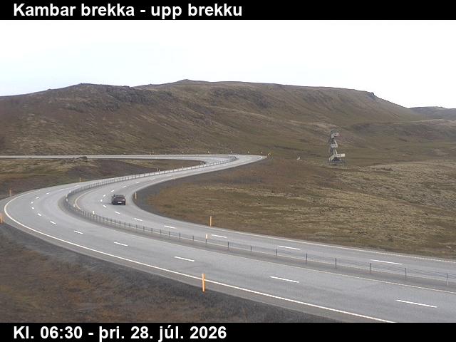 Webcam Kambar brekka, Hveragerði, Suðurland, Island