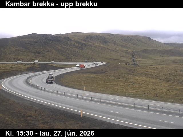 Webcam Kambar brekka, Hveragerði, Suðurland, Island