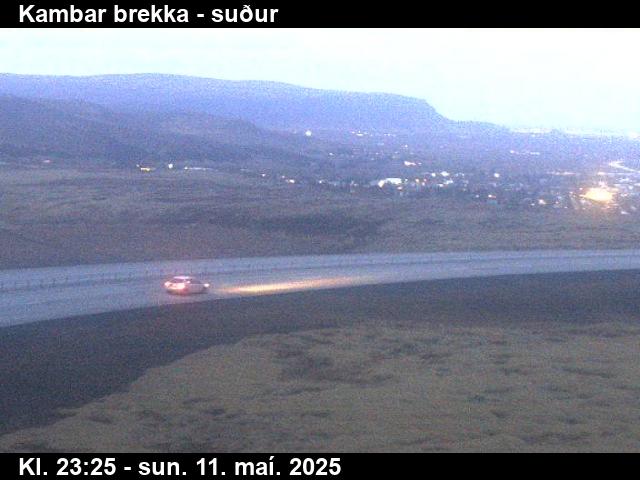 Webcam Kambar brekka, Hveragerði, Suðurland, Island