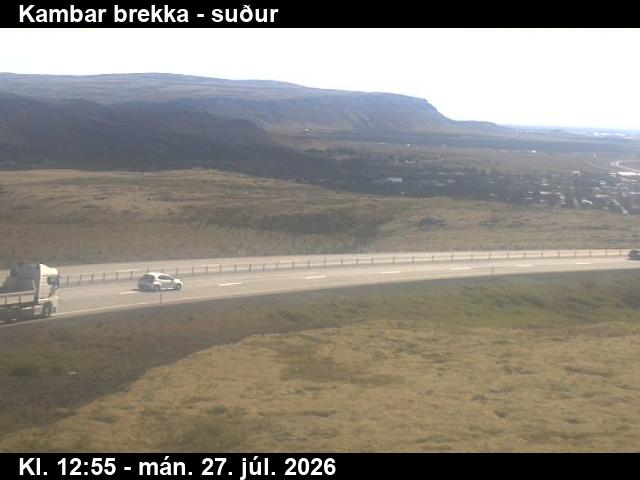 Webcam Kambar brekka, Hveragerði, Suðurland, Island