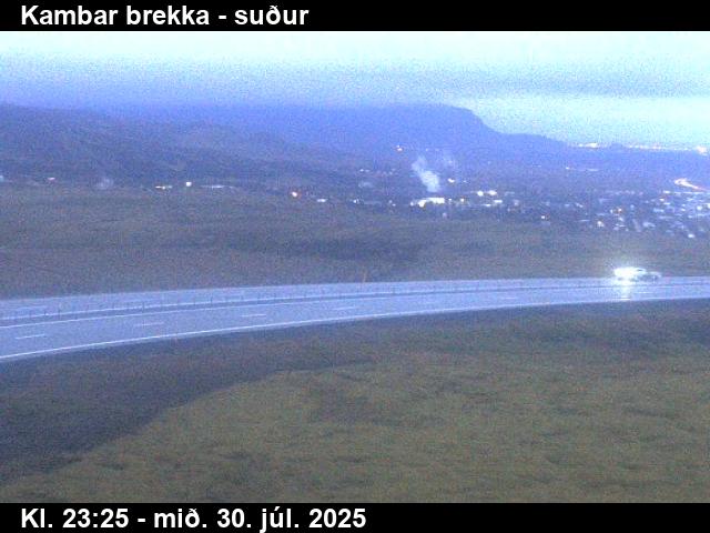 Webcam Kambar brekka, Hveragerði, Suðurland, Island