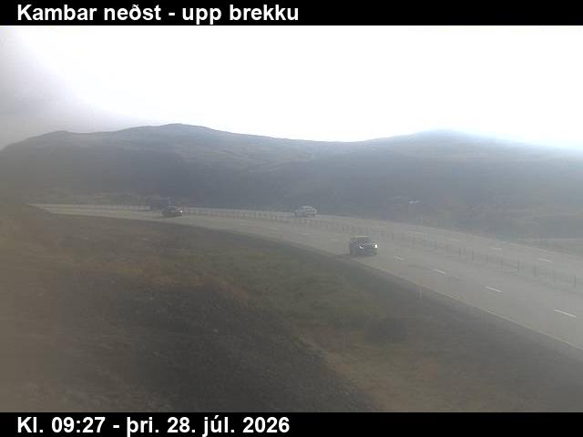 Webcam Kambar neðst, Hveragerði, Suðurland, Island