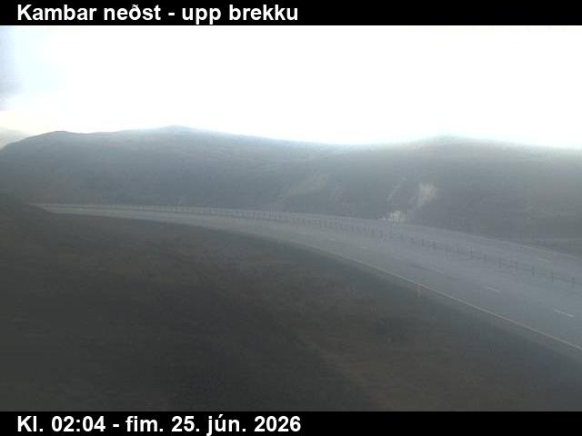 Webcam Kambar neðst, Hveragerði, Suðurland, Island