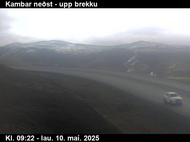 Webcam Kambar neðst, Hveragerði, Suðurland, Island